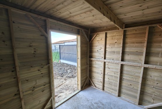 Abri de jardin en bois - Vintage